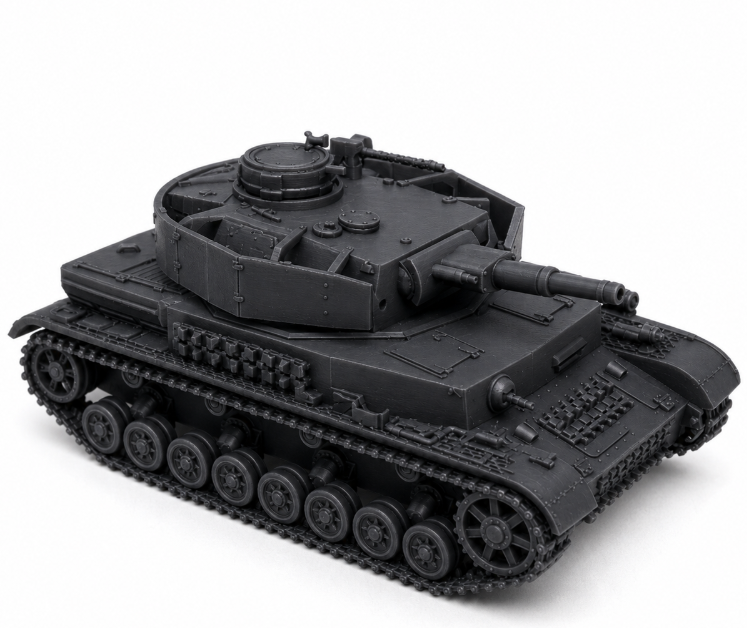 SSMODEL 1/350 Pz.Kpfw. IV Ausf.J German medium tank Resin Model Kit TSS3500165 — detail view 2