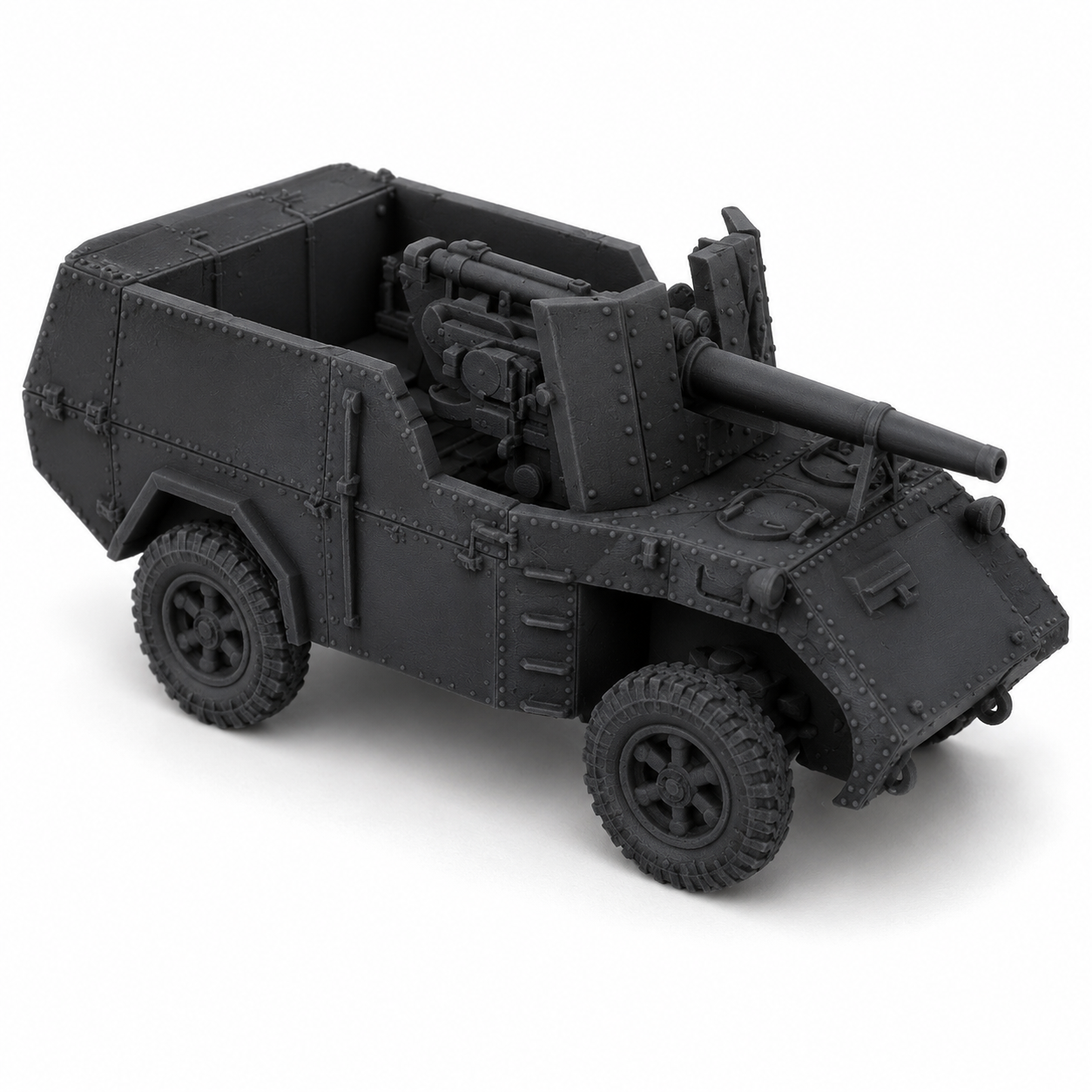 SSMODEL 1/700 Semovente Ruotato da 90/52 Breda 501 Resin Model Kit TSS7000562 — detail view 2