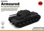 SSMODEL 1/700 KV-1 (late LKZ) Soviet heavy tank resin model kit TSS7000140