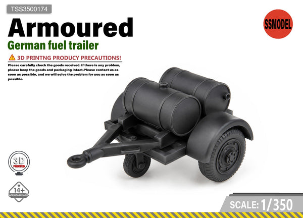 SSMODEL 1/350 German fuel trailer Resin Model Kit TSS3500174