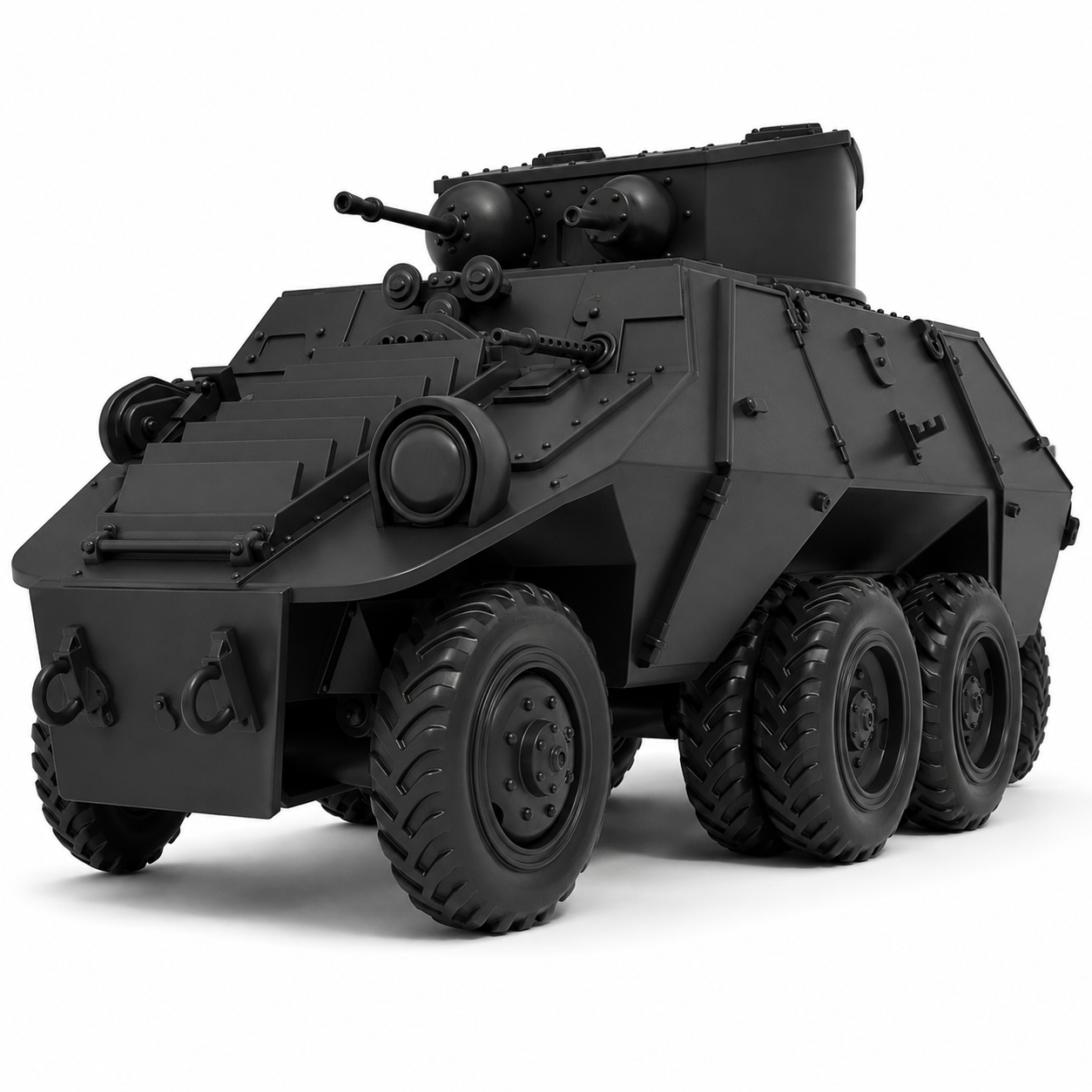 SSMODEL 1/200 Steyr ADGZ Armored Car 8 Rad Resin MODEL KIT TSS2000961 — scale model kit