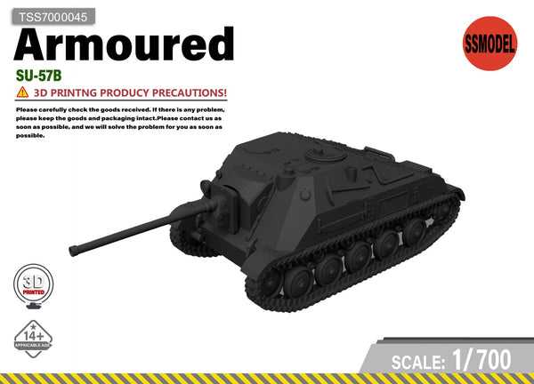 SSMODEL 1/700 SU-57B Tank Resin Model Kit TSS7000045