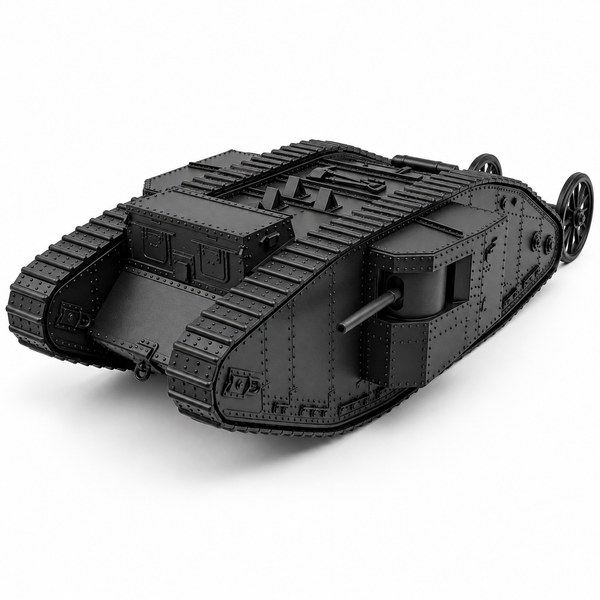 SSMODEL 1/32 1/35 1/48 1/64 WW1 Mark I Tank 1916 Empire Resin Model Kit TSS1203