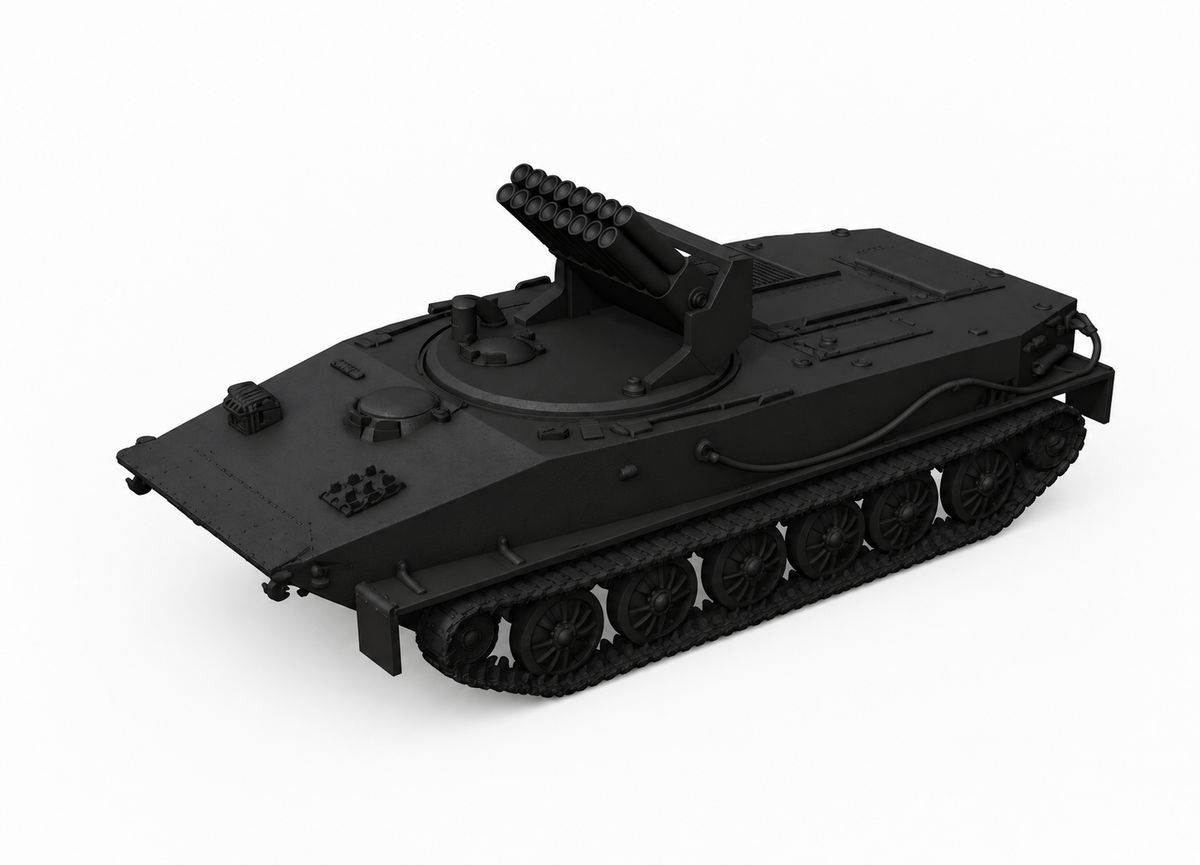 SSMODEL 1/144 Object 280 Soviet experimental rocket tank Model Kit TSS1440293 — detail view 2