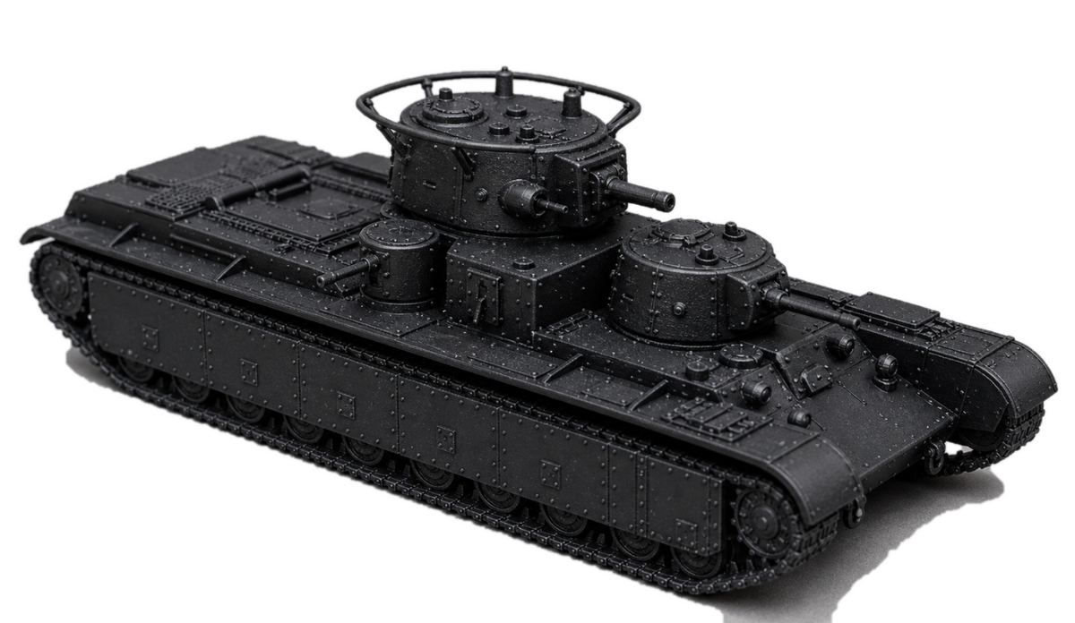 SSMODEL 1/72 T-35 Tank Resin Model Kit TSS0720044 — detail view 2