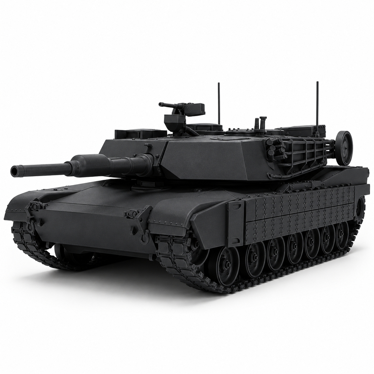 SSMODEL 1/144 M1A1 Abrams US Tank Resin Model Kit TSS1440712 — scale model kit