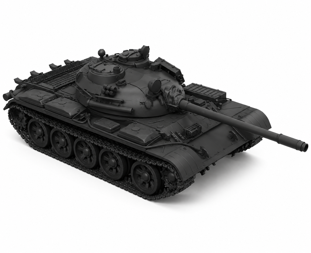 SSMODEL 1/700 T-55A (ZTS) East Germany and Czhechoslovak tank resin model kit