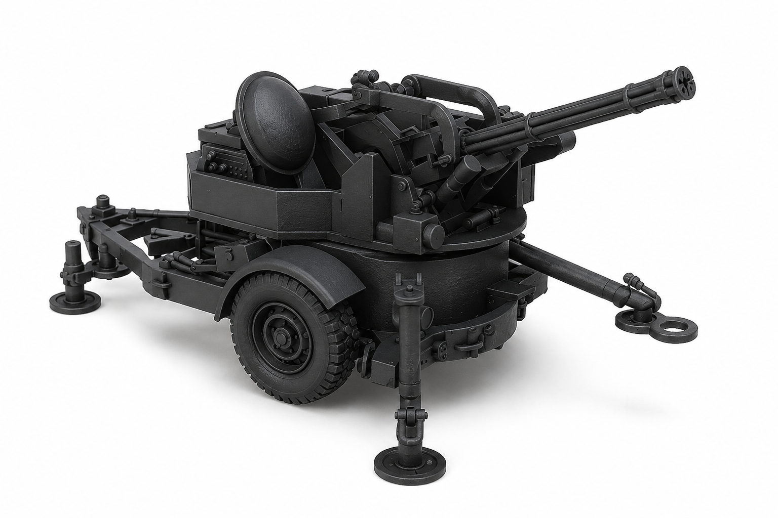 SSMODEL 1/350 M167 Vulcan Air Defense System (VADS) Resin Model Kit TSS3500429 — detail view 2