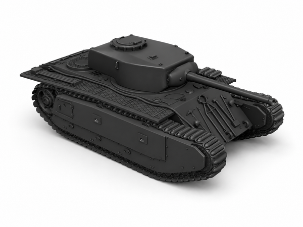 SSMODEL 1/350 ARL 44 (ACL-1) French heavy tank resin model kit TSS3500367
