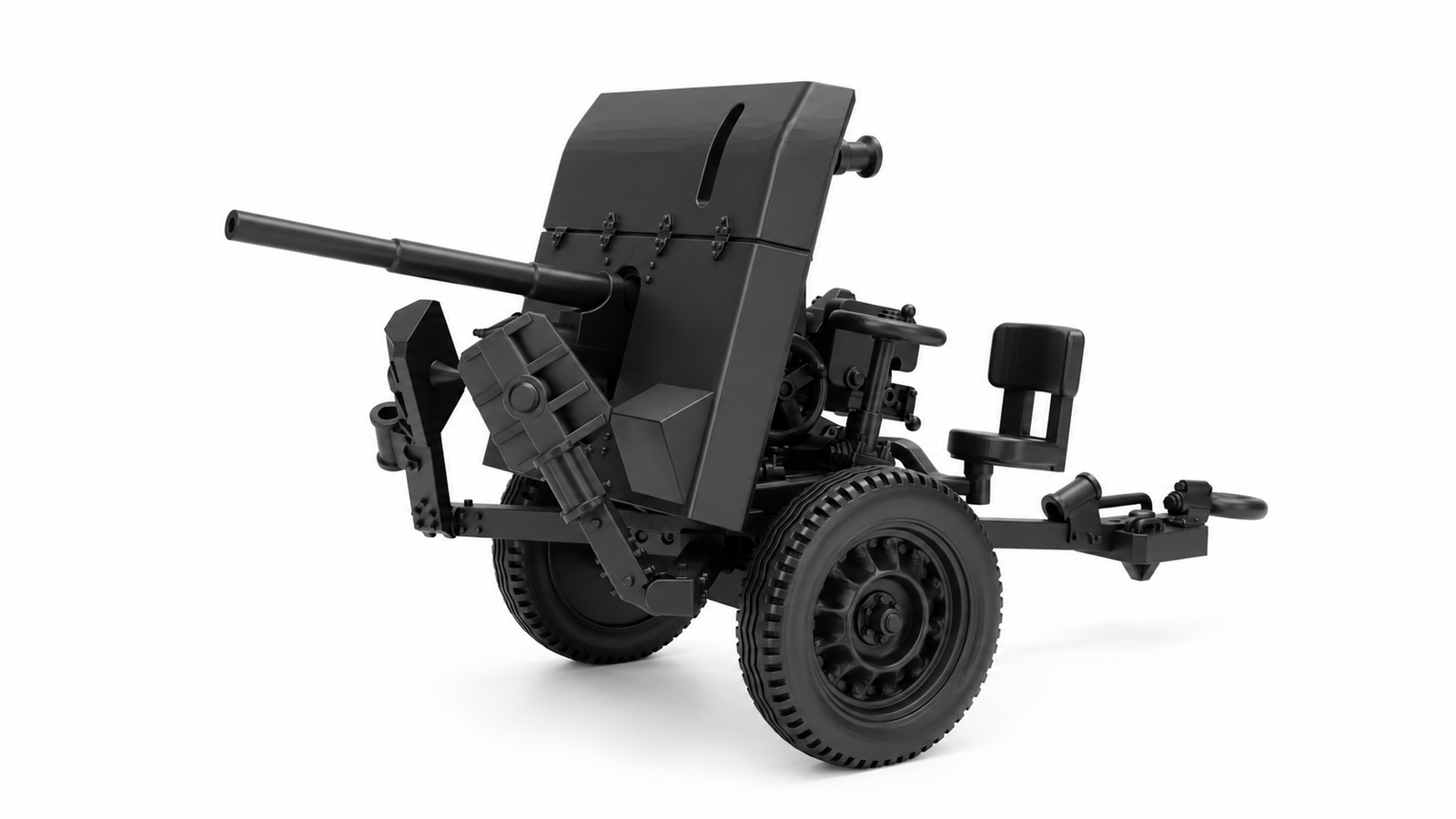 SSMODEL 1/56 Ordnance QF 2-Pounder AT UK Resin MODEL KIT TSS0561512 — scale model kit