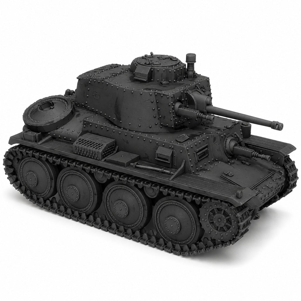 SSMODEL 1/700 Panzerkampfwagen 38(t) tank Resin Model Kit TSS7000189