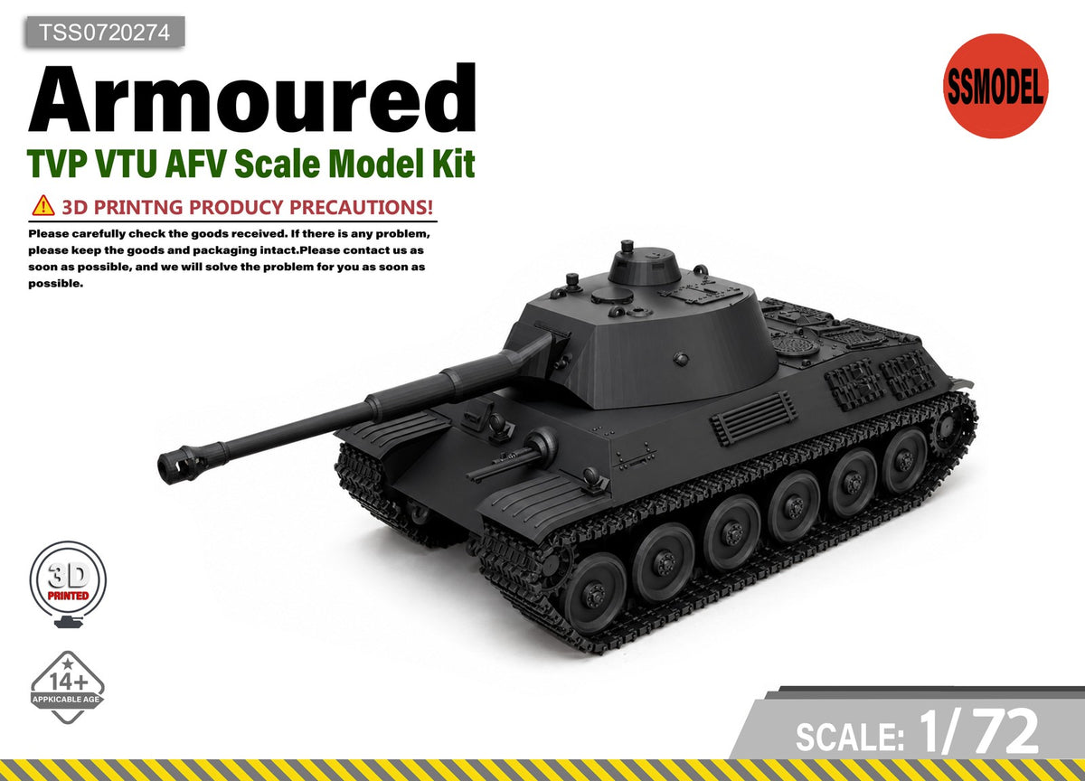 SSMODEL 1/72 TVP VTU tank Resin Model Kit TSS0720274