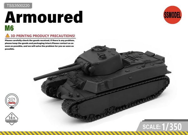 SSMODEL 1/350 M6 Heavy Tank Resin MODEL KIT TSS3500220