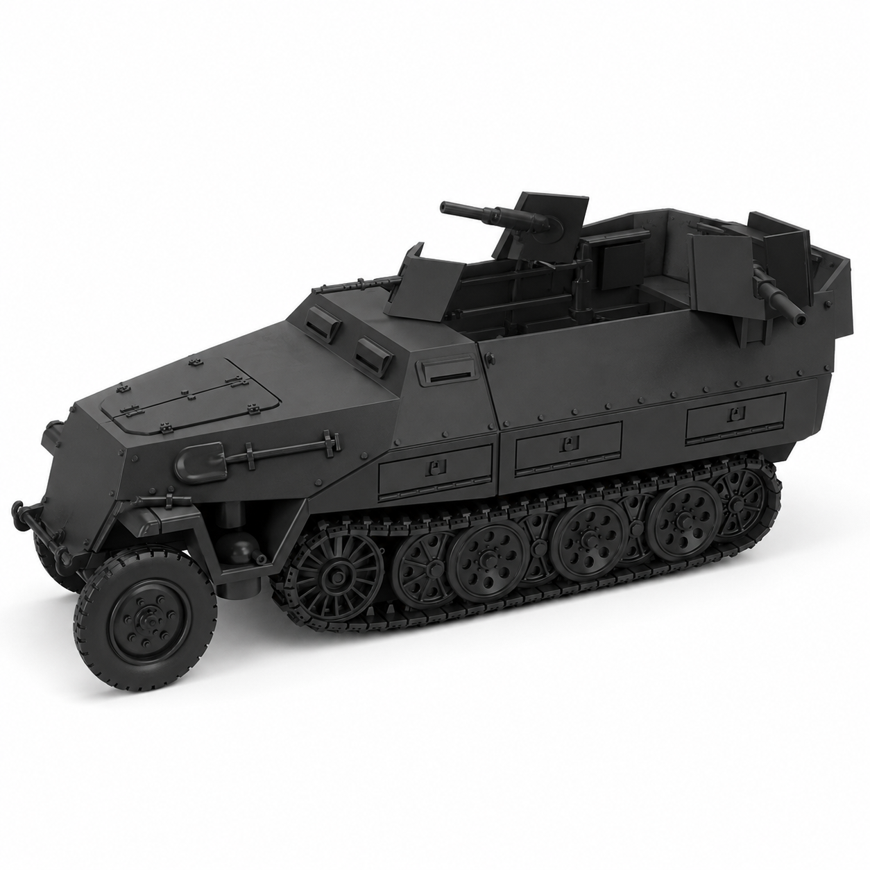 SSMODEL 1/200 Sd.Kfz.251/16 Ausf.D Flammpanzerwagen Resin MODEL KIT TSS2000924 — scale model kit