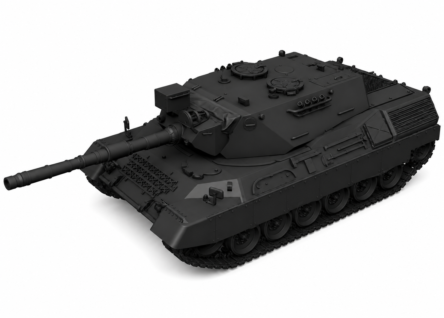 SSMODEL 1/700  Leopard 1A3 / 1A4 German coldwar MBT Resin Model Kit TSS7000541 — detail view 2
