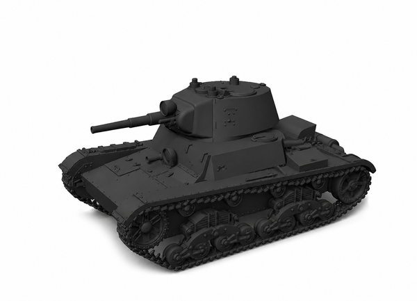 SSMODEL 1/700 T-26M (T-26-5) Soviet experimental light tank Model Kit TSS7000057