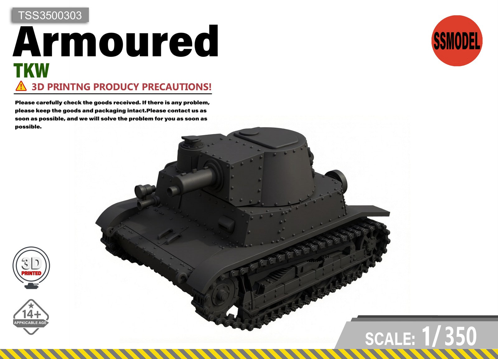 SSMODEL 1/350 TKW Resin Model Kit TSS3500303 — scale model kit