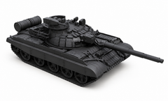 SSMODEL 1/100 T-62 CN 120 GIAT Reforme French Tank Resin Model Kit TSS1000392