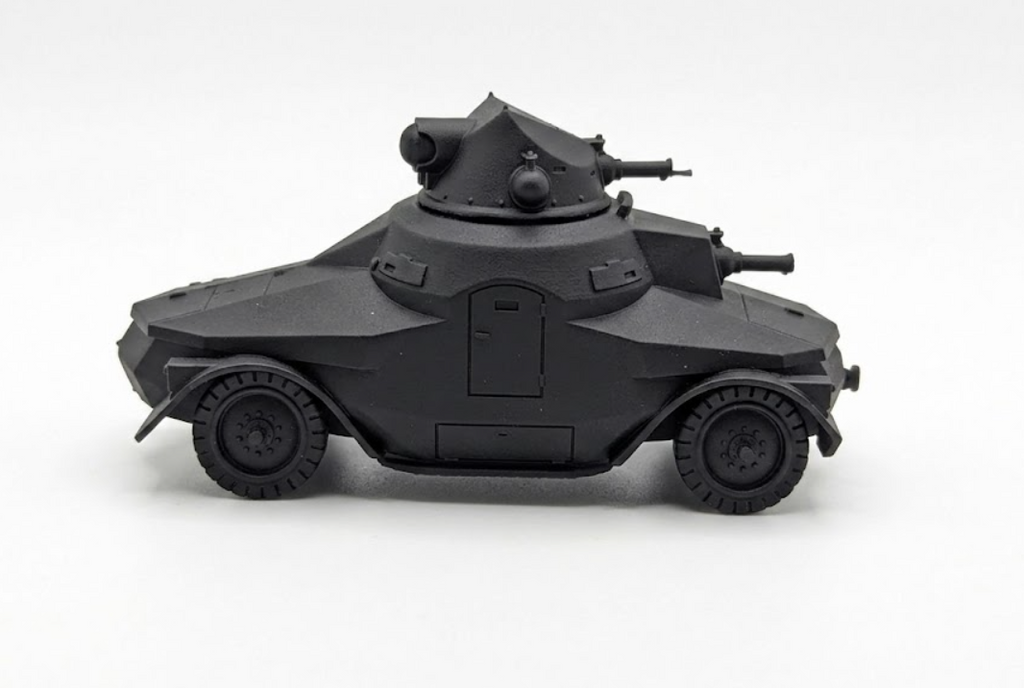 SSMODEL 1/56 WWII Czech PA-III OA vz.27 Armored Car Resin Model Kit TSS0561214