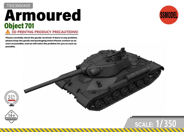 SSMODEL 1/350 Object 701 Resin MODEL KIT TSS3500405