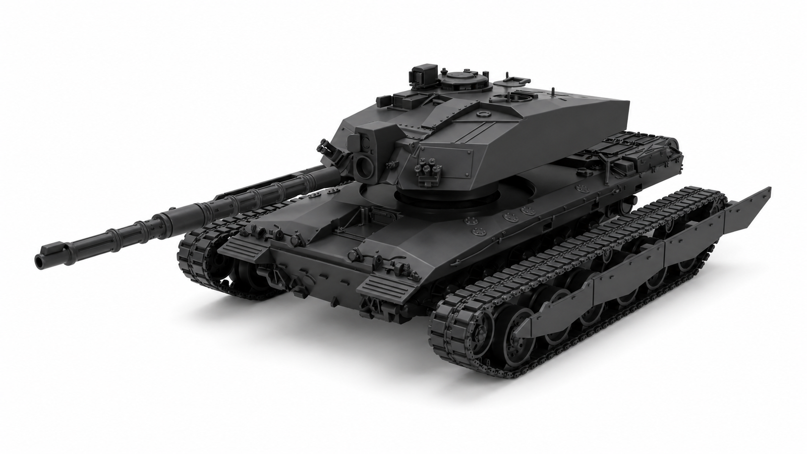 SSMODEL 1/200 Challenger 2 MBT UK Tank Resin Model Kit TSS2000719 — scale model kit