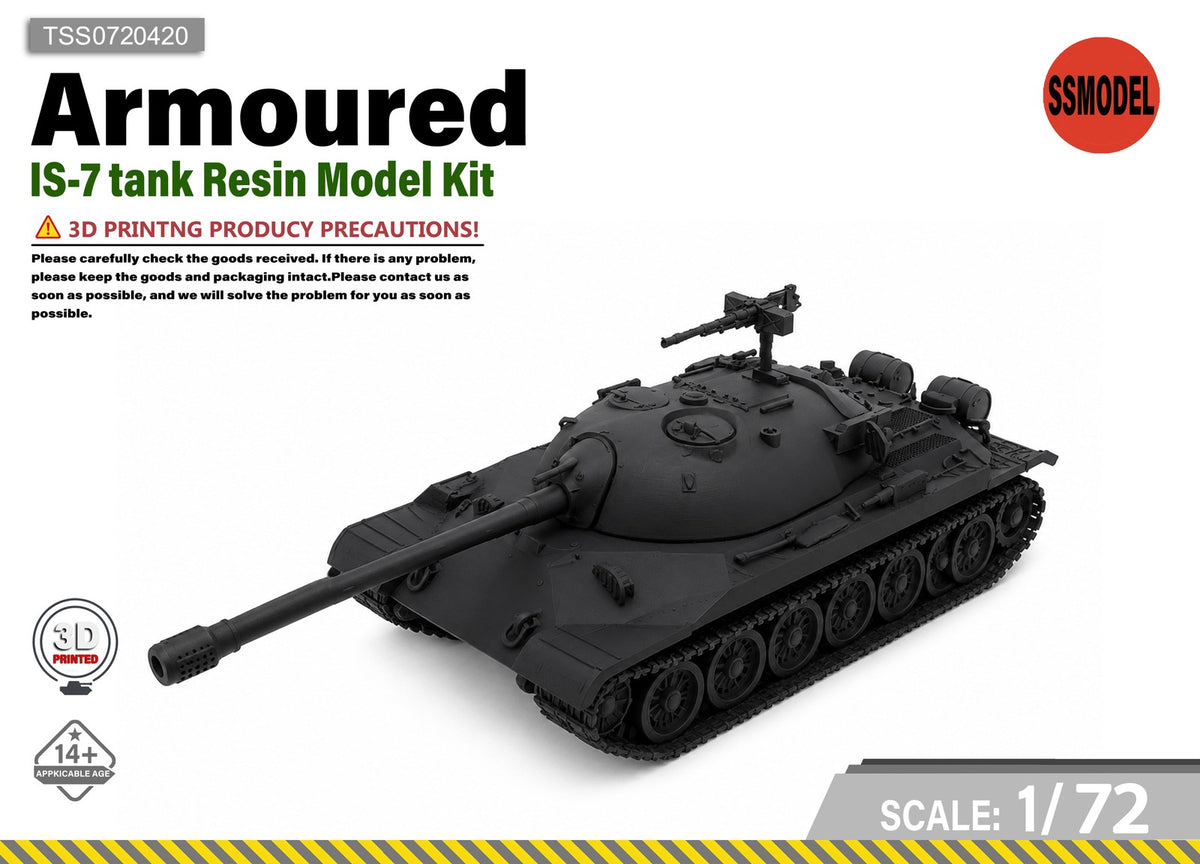 SSMODEL 1/72 IS-7 tank Resin Model Kit TSS0720420