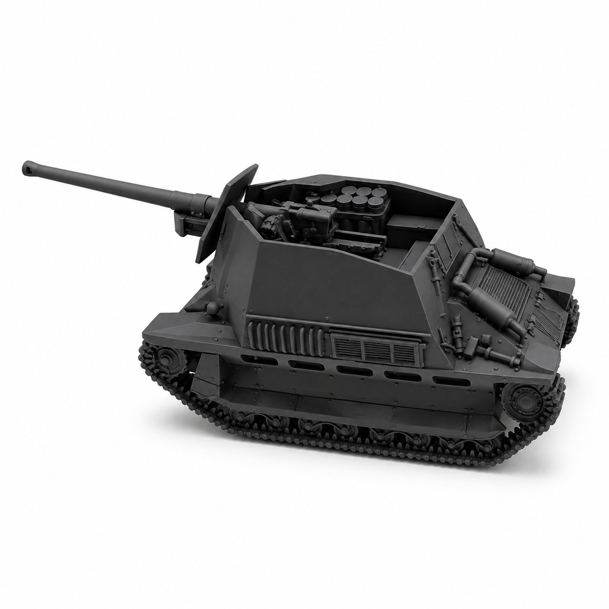 SSMODEL 1/220 Pak 40 auf Panzerkampfwagen 737 FCM f Resin MODEL KIT TSS2200905 — scale model kit