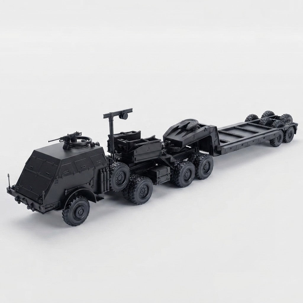 SSMODEL 1/56 M25 M26 Tank Transporter M15 Trailer Resin Model Kit TSS0561299 — detail view 2