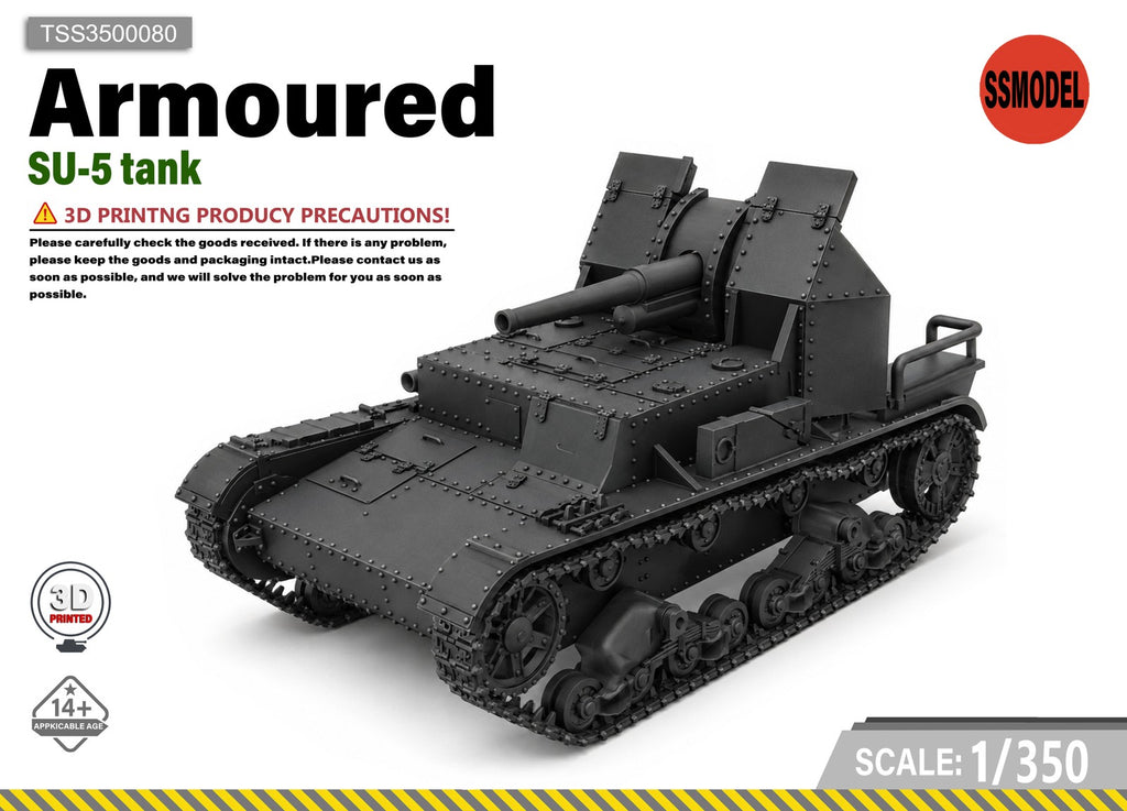 SSMODEL 1/350 SU-5 tank Resin Model Kit TSS3500080