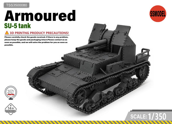 SSMODEL 1/350 SU-5 tank Resin Model Kit TSS3500080