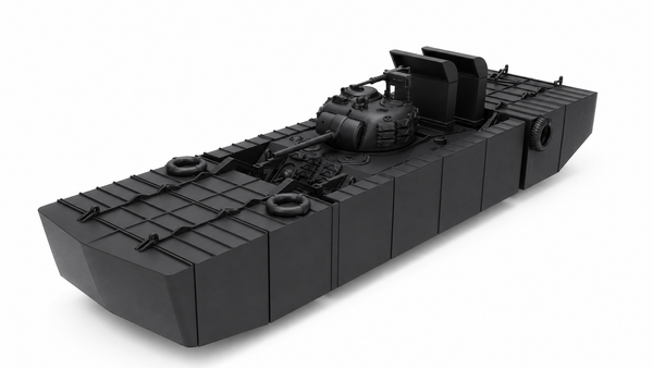 SSMODEL 1/32 1/35  Sherman M4 with the T6 Flotation device Tank  MODEL TSS0694
