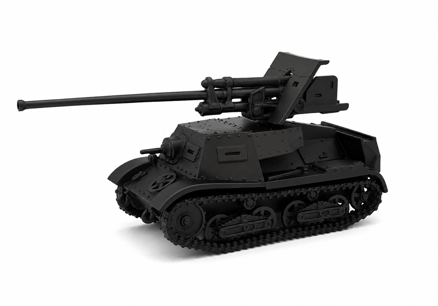 SSMODEL 1/144 ZIS-30 Light SPG USSR Tank Resin MODEL KIT TSS1441407 — scale model kit