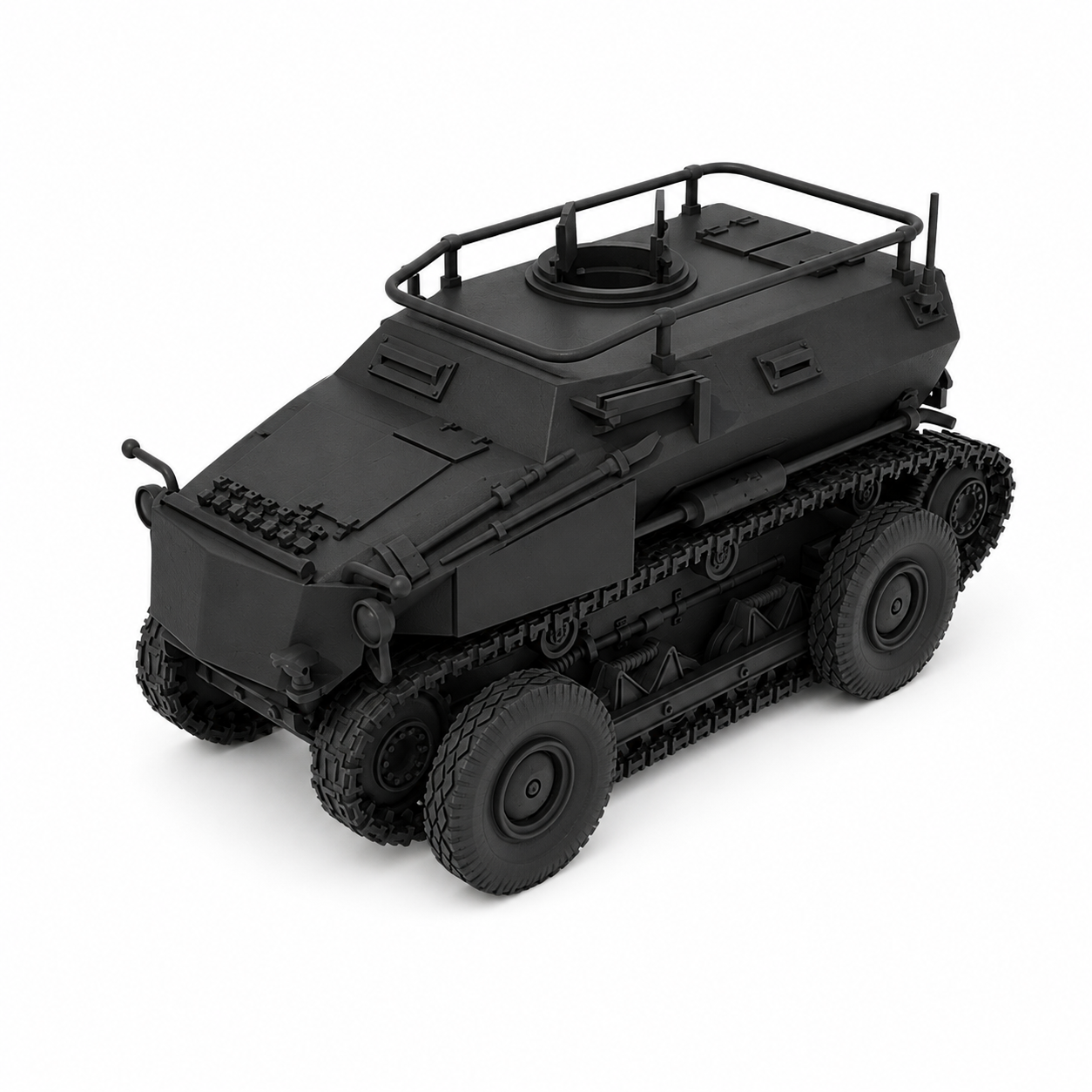 SSMODEL 1/56 Sd.Kfz.254 Scout car Germany Resin MODEL KIT TSS0561527 — scale model kit