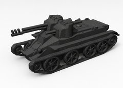 SSMODEL 1/100 BT-4-76 Fictional Soviet tank Resin Model Kit TSS1200155