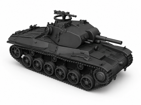 SSMODEL 1/700 Ikv 73 Swedish self-propelled gun tank resin model kit TSS7000384