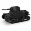 SSMODEL 1/56 Carro Armato L6/40 Lanciafiamme Resin Model Kit TSS0560780