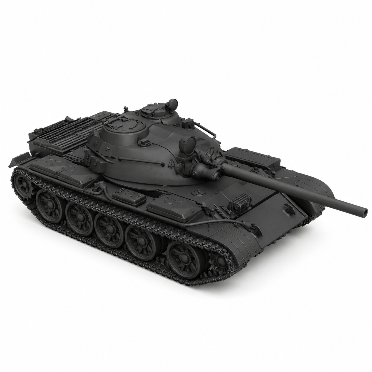 SSMODEL 1/350 TO-55 Soviet coldwar flamethrower tank Resin Model Kit TSS3500292 — detail view 2