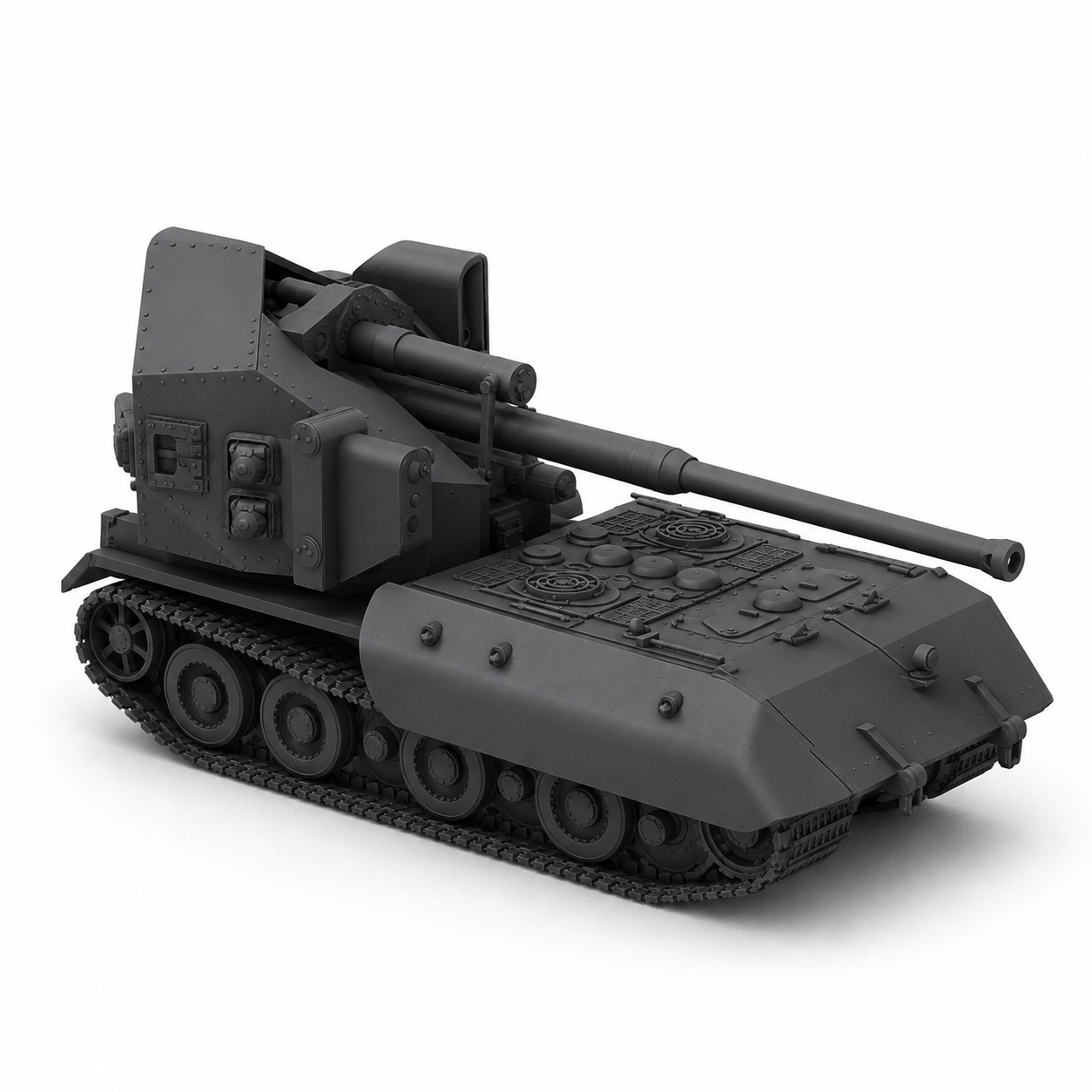 SSMODEL 1/700 Waffentrager E-100 tank Resin MODEL KIT TSS7000504 — detail view 2