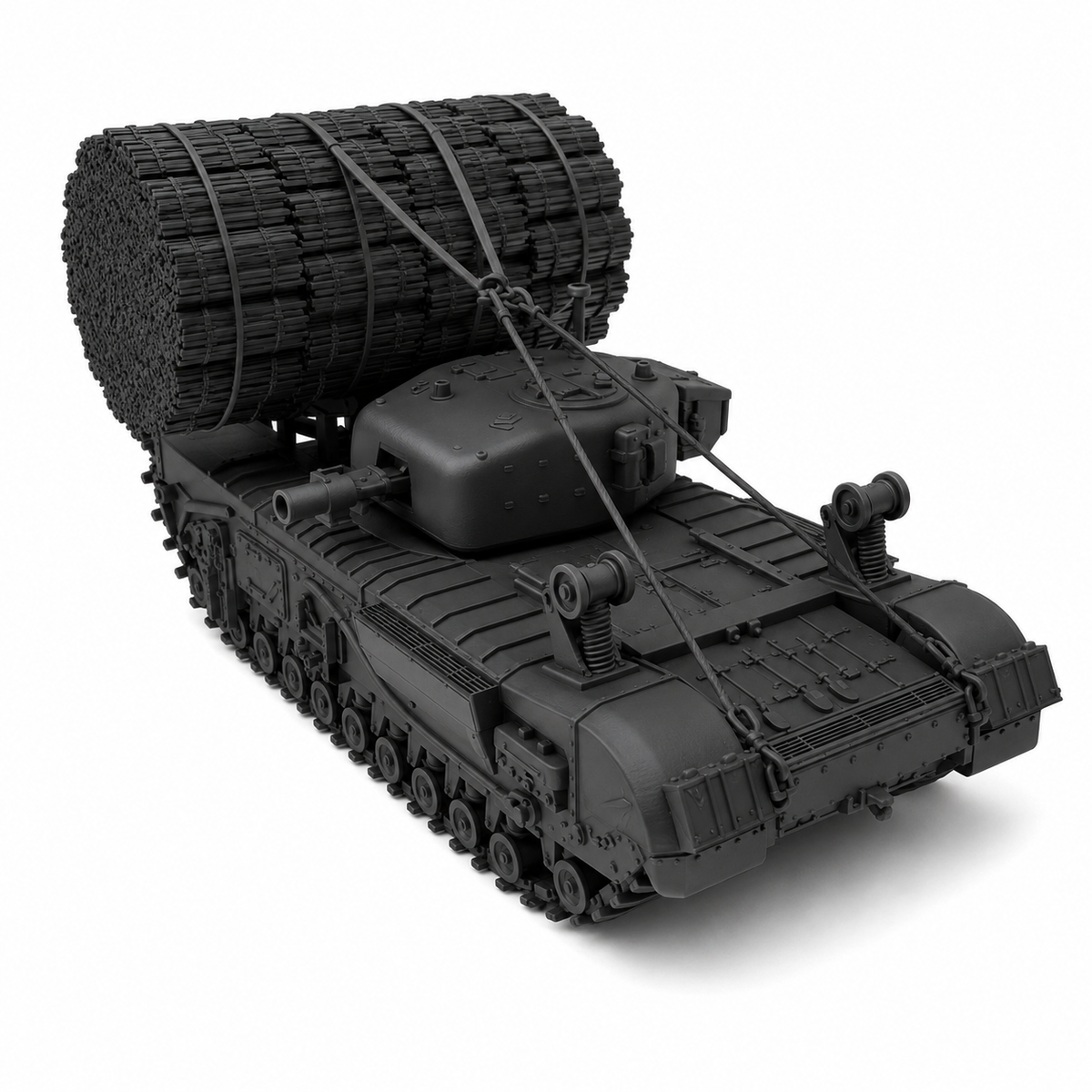 SSMODEL 1/100 Churchill Mk.IV Fascine carrier UK Resin MODEL KIT TSS1000798 — scale model kit