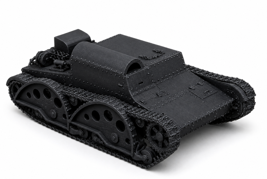 SSMODEL 1/700 TPP-2 Soviet experimental jumping tank Resin Model Kit TSS7000055 — detail view 2