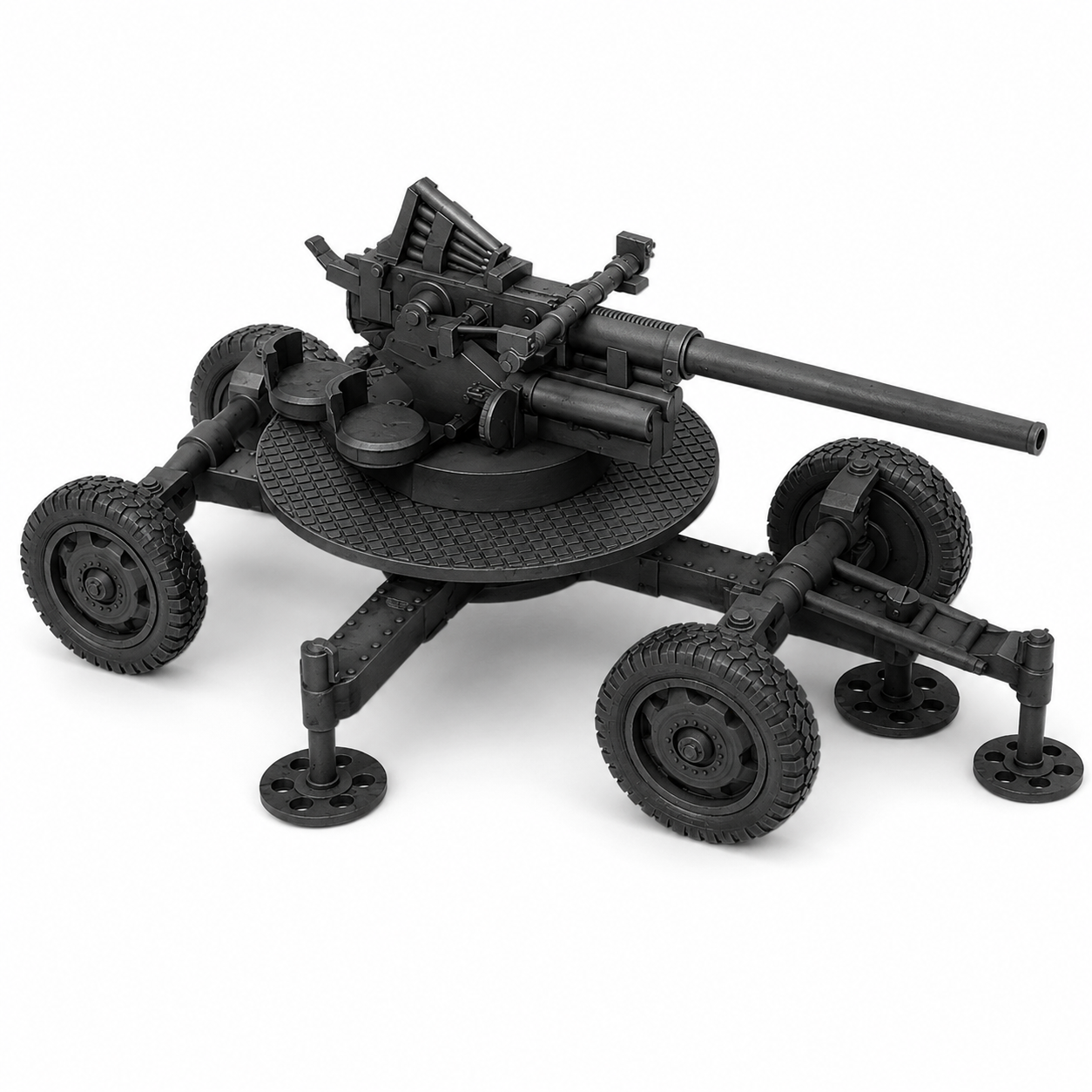 SSMODEL 1/350 Hungarian Bofors 40mm Resin MODEL KIT TSS3500445 — detail view 2