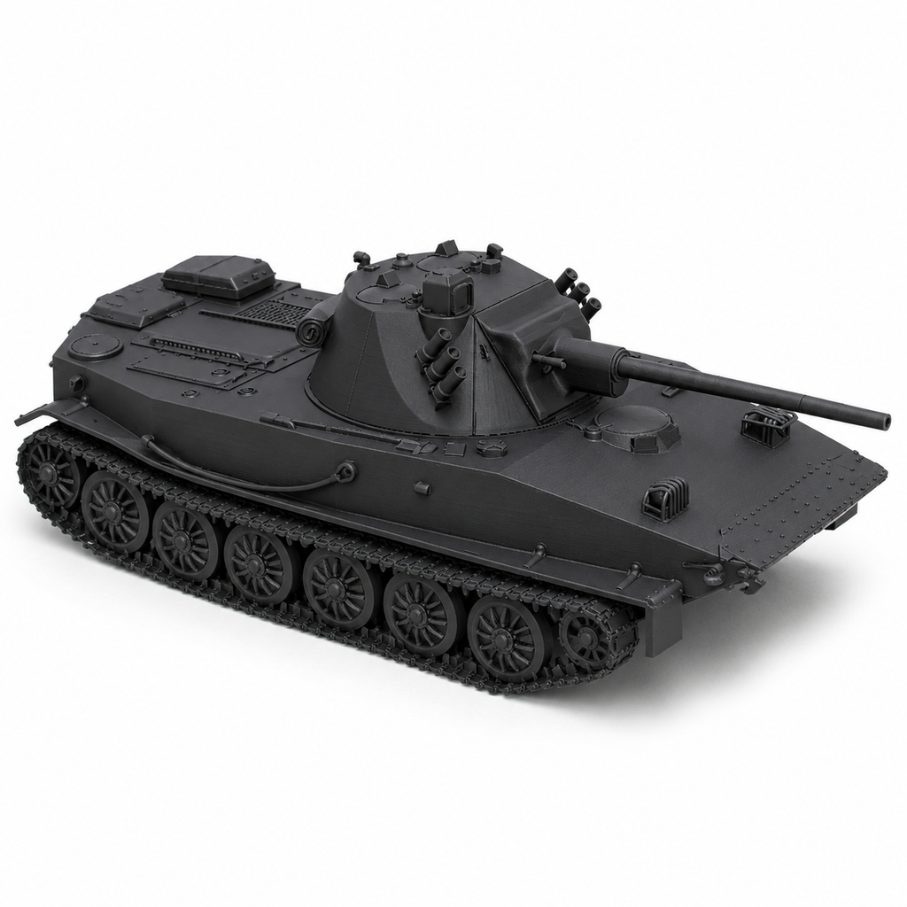 SSMODEL 1/700 PT-76-57 Russian experimental amphibious tank Model Kit TSS7000283