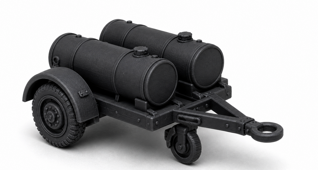 SSMODEL 1/350 German fuel trailer Resin Model Kit TSS3500174