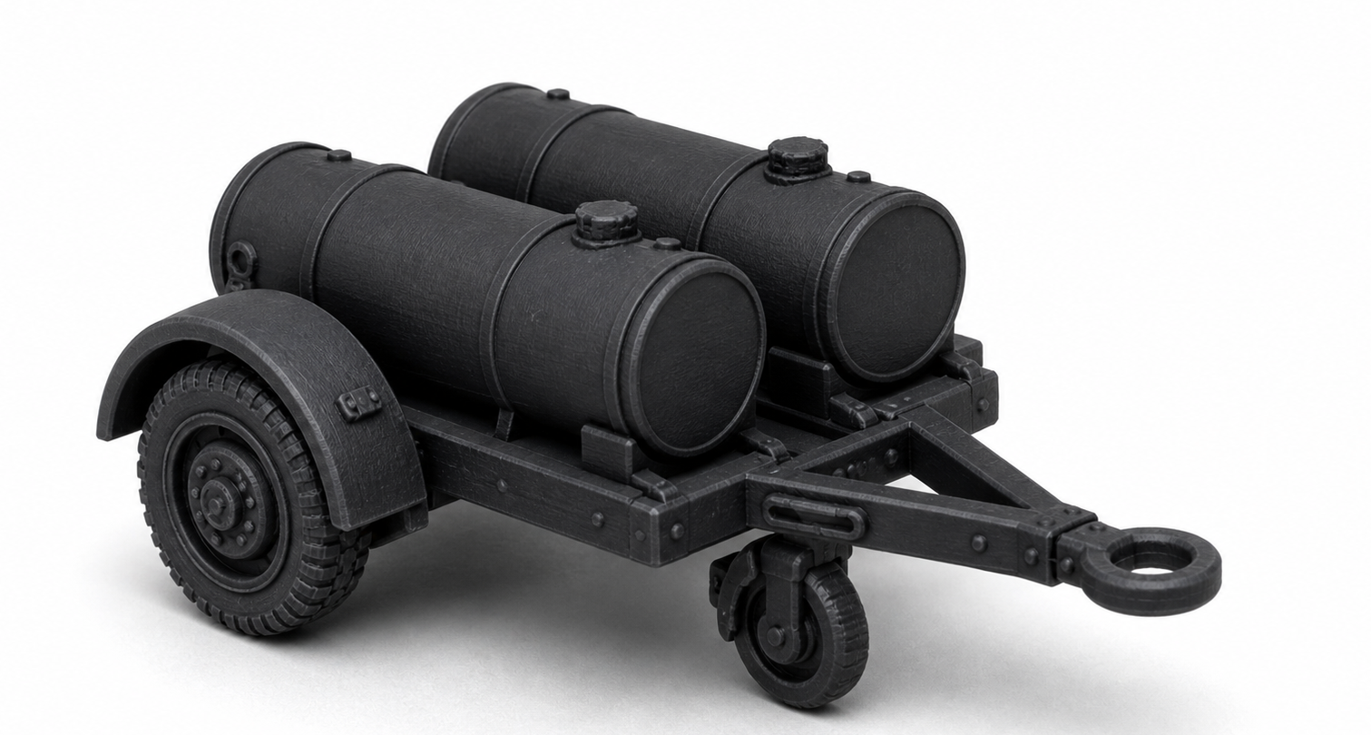SSMODEL 1/350 German fuel trailer Resin Model Kit TSS3500174 — detail view 2