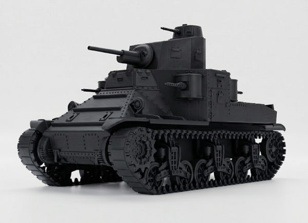 SSMODEL 1/32 1/35 1/48 1/64 WW2 US M2A1 Medium Tank Resin Model Kit TSS0879