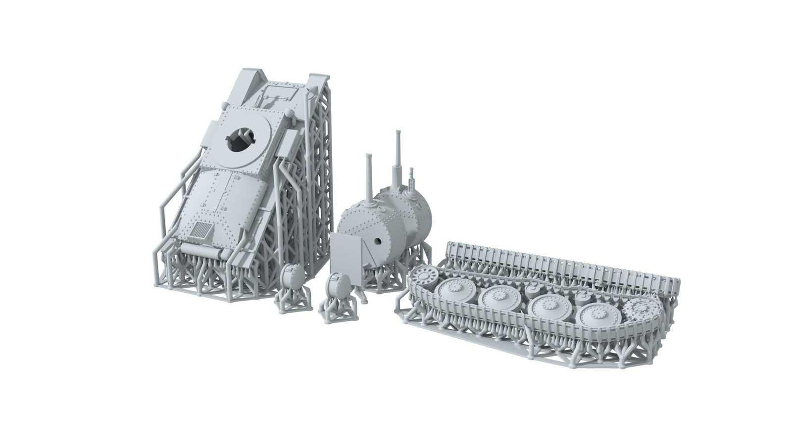 SSMODEL 1/350 TNH-P tank Resin Model Kit TSS3500280 — detail view 9