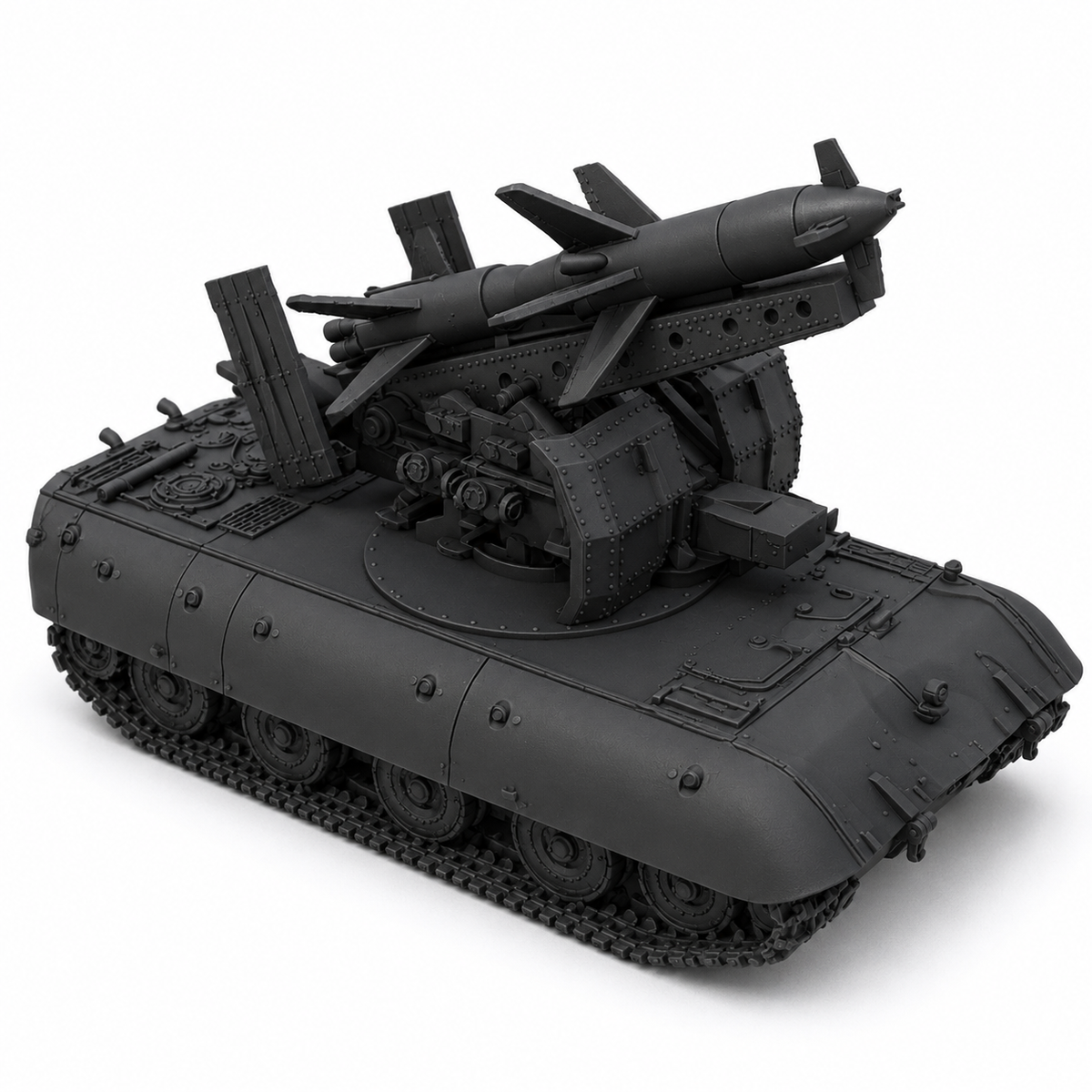 SSMODEL 1/144 Rheintochter auf E-100 german tank Resin MODEL KIT TSS1440510 — detail view 2