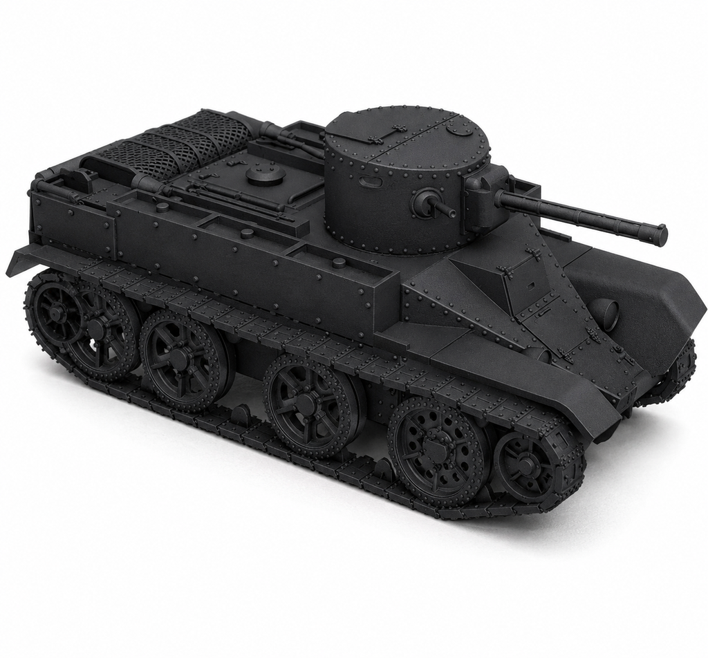 SSMODEL 1/700 KhBT-2 Soviet flamethrower tank Resin Model Kit TSS7000154