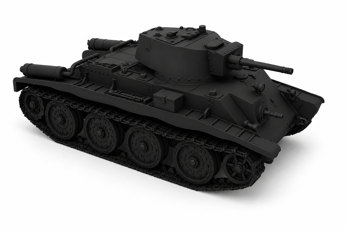 SSMODEL 1/144 14TP Historic Light AFV Armored Vehicle Mini Scale Kit TSS1440314