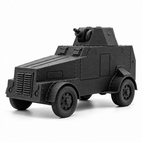 SSMODEL 1/32 1/35 1/48 1/64 WWII French CDM Armored Car Resin Model Kit TSS1212